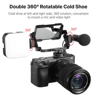 HKM-331155 Universal Flip Mirror for Cameras and Smartphones - Aluminum Alloy, Compact Design