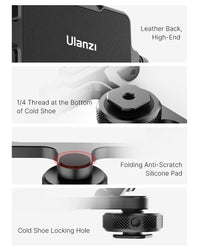 HKM-331155 Universal Flip Mirror for Cameras and Smartphones - Aluminum Alloy, Compact Design