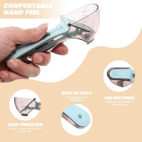 HKM-3312061 Pet Food Measuring Spoon and Scale - Stainless Steel Lightweight Scoop for Precise Portion Control
