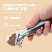 HKM-3312061 Pet Food Measuring Spoon and Scale - Stainless Steel Lightweight Scoop for Precise Portion Control
