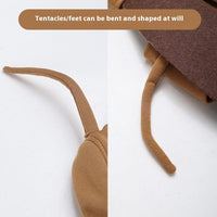 HKM-3312189 Cute Brown Cockroach Pet Costume for Dogs and Cats, Polyester Material