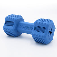 HKM-3313213 Durable Rubber Dog Interactive Molar Toy with Food Leakage Design - Red/Blue