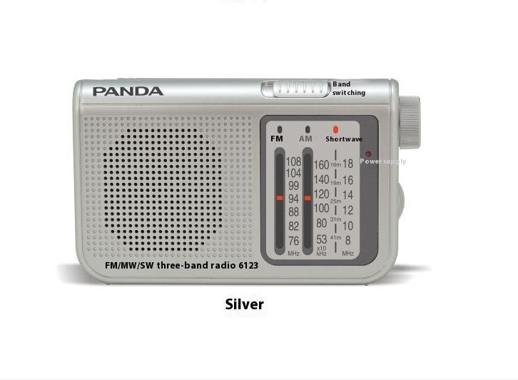 HKM-331411 Medium Wave and Short Wave Radio with Lithium Battery and Headphones - Compact and Portable Design