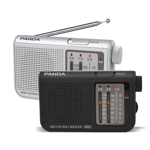 HKM-331411 Medium Wave and Short Wave Radio with Lithium Battery and Headphones - Compact and Portable Design
