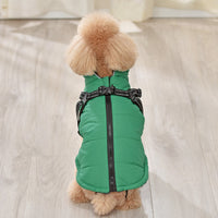 HKM-331411 Reflective Cotton Dog Vest Coat - Warm Casual Style for All Sizes