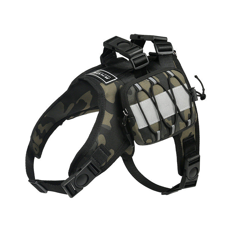 HKM-3315389 Camouflage Pet Dog Backpack - Soft Oxford Cloth, Available in Various Sizes and Colors