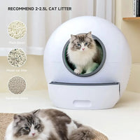 HKM-331539 Intelligent Wifi-Enabled Cat Litter Box with Automated Cleaning System