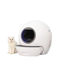 HKM-331539 Intelligent Wifi-Enabled Cat Litter Box with Automated Cleaning System