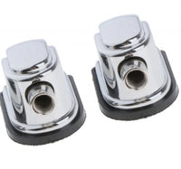 HKM-331603 Adjustable Silver Drum Ears - Thick, Durable Material for Stability