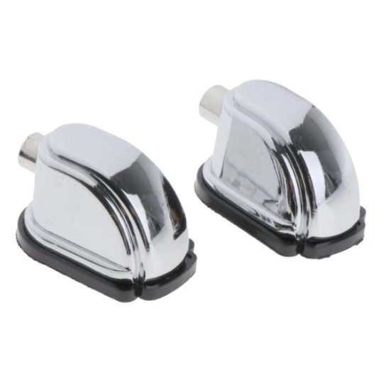 HKM-331603 Adjustable Silver Drum Ears - Thick, Durable Material for Stability