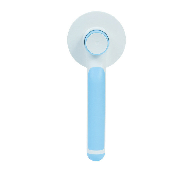 HKM-3316157 Round Handle Self-Cleaning Pet Comb for Gentle Knot Removal