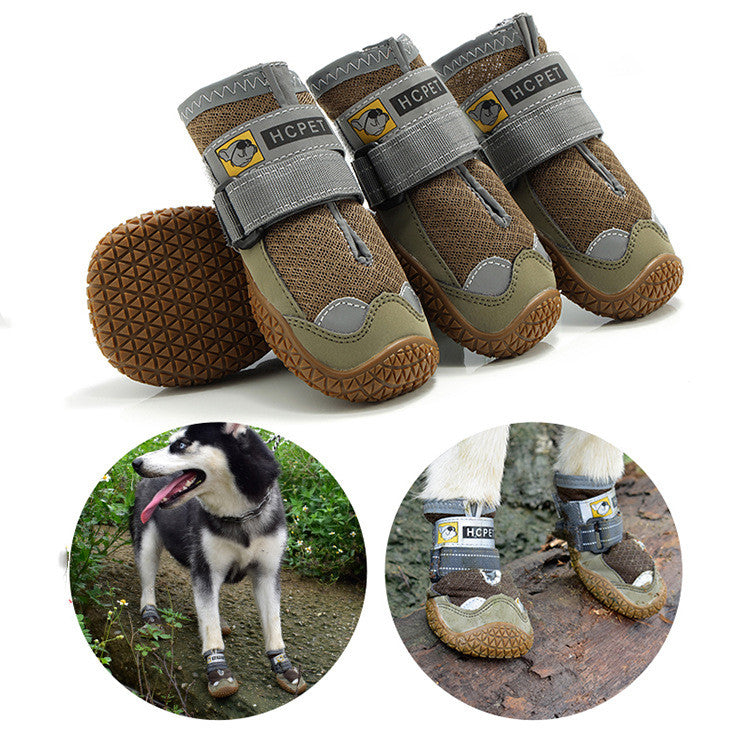 HKM-3317181 Breathable Non-Slip Summer Dog Shoes in Various Colors