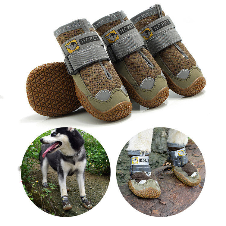 HKM-3317181 Breathable Non-Slip Summer Dog Shoes in Various Colors