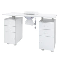 HKM-331795 Professional Multi-Functional Nail Table with Built-in Dust Collector and Storage Drawers
