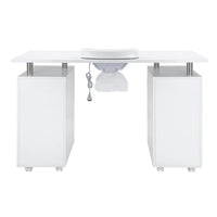 HKM-331795 Professional Multi-Functional Nail Table with Built-in Dust Collector and Storage Drawers