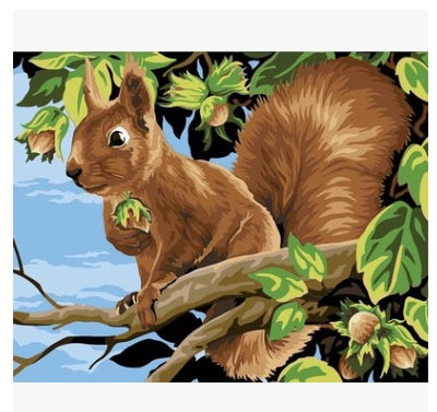 HKM-331859 Customizable DIY Animal Oil Painting - 40X50cm Size, Unique Design Options