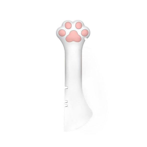 HKM-331987 Pink Cat Food Can Lid and Spoon Set for Convenient Wet Food Storage