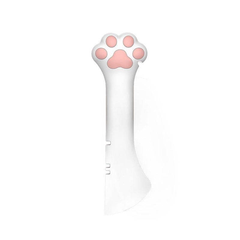 HKM-331987 Pink Cat Food Can Lid and Spoon Set for Convenient Wet Food Storage