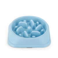 HKM-3320509 Anti-Choking Slow Feeder Pet Bowl - Colorful Design, Practical Size 20.2cm x 20.2cm x 4.5cm