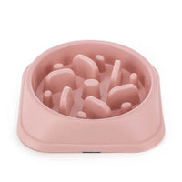 HKM-3320509 Anti-Choking Slow Feeder Pet Bowl - Colorful Design, Practical Size 20.2cm x 20.2cm x 4.5cm