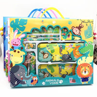HKM-332051 Kawaii Cartoon Kids Stationery Set - Cute DIY Essentials for School Supplies