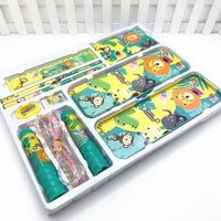 HKM-332051 Kawaii Cartoon Kids Stationery Set - Cute DIY Essentials for School Supplies
