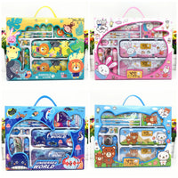 HKM-332051 Kawaii Cartoon Kids Stationery Set - Cute DIY Essentials for School Supplies