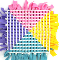 HKM-3321149 Durable Anti-Bite Toy Blanket with Non-Slip PVC Base and Soft Fleece, Unfolded Size 45 x 45 CM