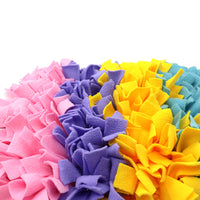 HKM-3321149 Durable Anti-Bite Toy Blanket with Non-Slip PVC Base and Soft Fleece, Unfolded Size 45 x 45 CM