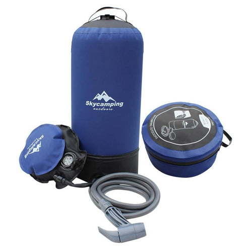 HKM-332115 Foldable Outdoor Shower Bag for Convenient Hot Water Bathing While Camping