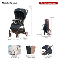 HKM-332115 Lightweight Foldable Baby Stroller Pram for Travel - Compact Pushchair for Infants