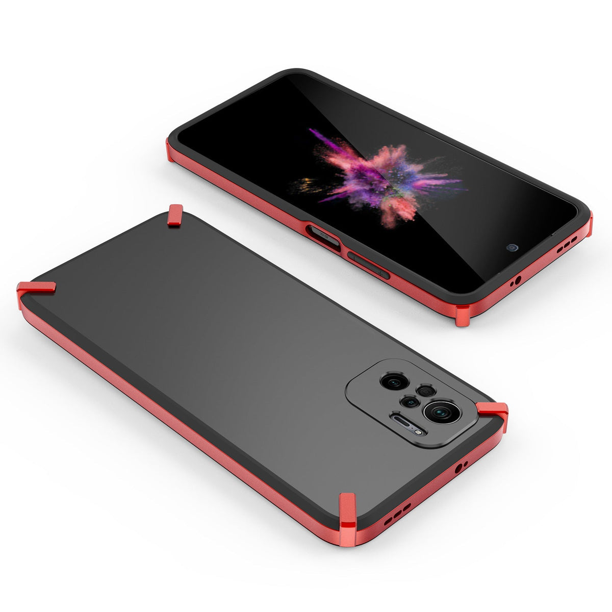 HKM-332179 All-Inclusive Mobile Phone Case for REDMI Note10 4G - X-Four Series, TPU + PC, Multiple Colors Available