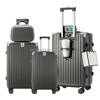 HKM-332307 Business Travel Trolley Bag with Laptop Pocket - Lightweight Cabin Luggage Set
