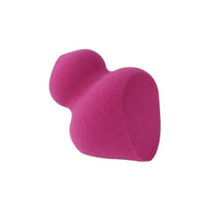 HKM-332307 Hydrophilic Polyurethane Multi-shape Wet and Dry Powder Puff - Rose Red, 40x60mm