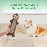 HKM-3323581 No Stuffing Crinkle Plush Dog Toys for Interactive Play - Perfect for Heavy Chewers of All Sizes