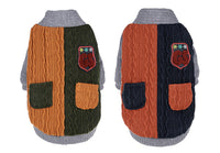HKM-3324093 Cozy Cotton Dog Sweater for Stylish Canine Comfort