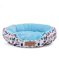 HKM-3326141 Cozy Winter Pet Kennel with Soft Shu Cotton Velvet and Oxford Cloth Bottom