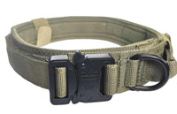 HKM-332627 Outdoor Tactical Dog Training Collar - Cotton Material, Adjustable Sizes M to XL for All Seasons