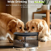HKM-332691 Large Capacity 9L Automatic Pet Water Fountain with Filters for Dogs and Cats