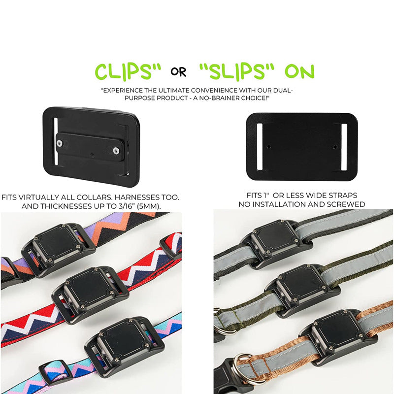 HKM-3328061 Waterproof Protective Case for Airtag - Durable ABS Plastic for Dog Collar Tracking