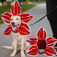 HKM-3329341 Pet Demon Costume Hat for Medium Dogs – Halloween Chomper Headband Cosplay Accessory