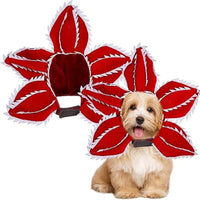 HKM-3329341 Pet Demon Costume Hat for Medium Dogs – Halloween Chomper Headband Cosplay Accessory