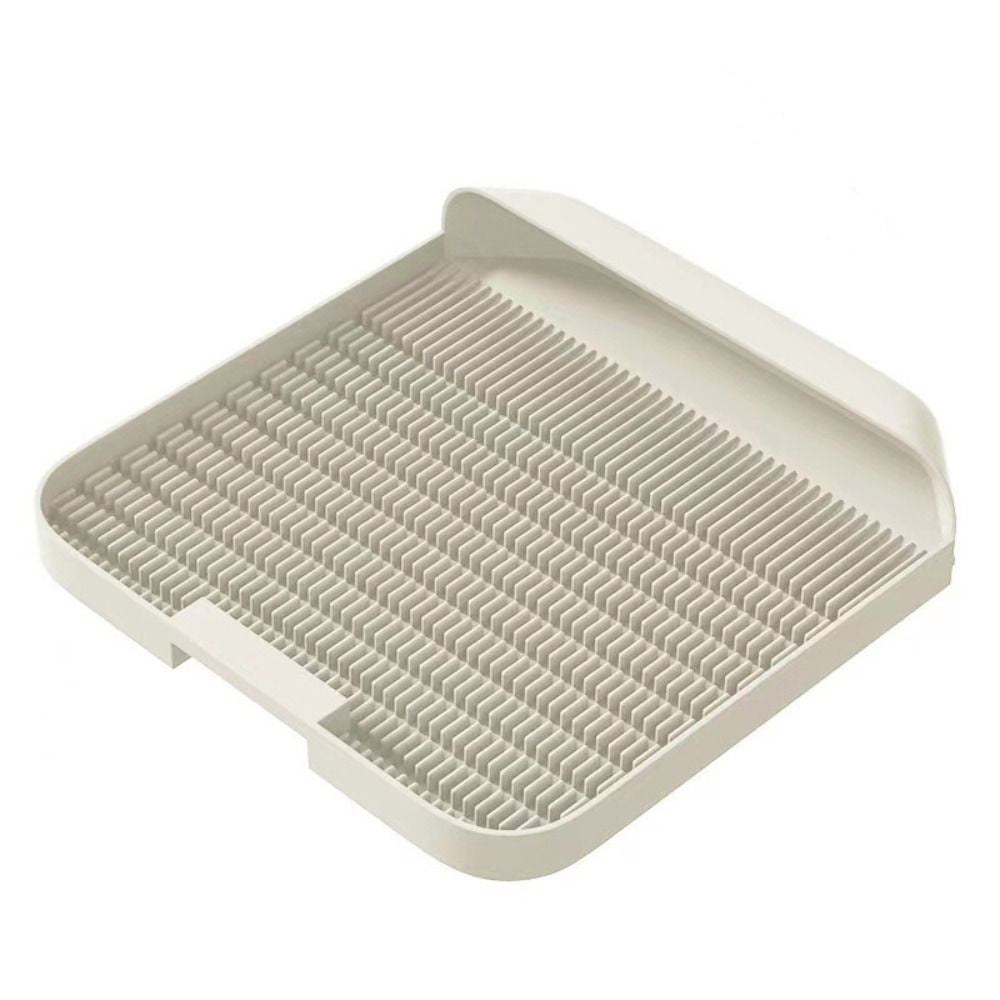 HKM-3330237 Cat Litter Pedal with Slanted Mouth Design ¨C Durable Non-Slip Foot Pad, Easy to Clean, 37x37x8cm