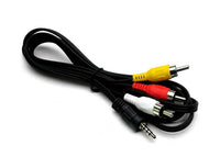 HKM-333139 3.5mm to 3 RCA AV Cable for Audio and Video Output - 70CM Length