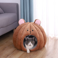 HKM-3331901 Cozy Pet Nest for Cats and Dogs - Soft Short Plush with PP Cotton Filling