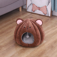 HKM-3331901 Cozy Pet Nest for Cats and Dogs - Soft Short Plush with PP Cotton Filling