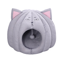 HKM-3331901 Cozy Pet Nest for Cats and Dogs - Soft Short Plush with PP Cotton Filling