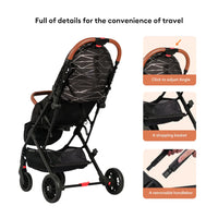 HKM-333267 Lightweight 2-in-1 Baby Stroller with Easy Folding Design
