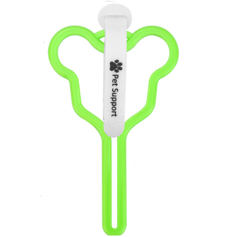 HKM-3333309 Hands-Free Dog Poop Bag Holder with Adjustable Clip for Easy Walking and Cleaning