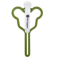 HKM-3333309 Hands-Free Dog Poop Bag Holder with Adjustable Clip for Easy Walking and Cleaning